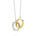 Tiffany Interlocking Circles Pendant Small Necklace